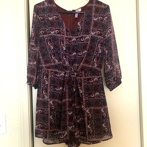 Francesca’s Purple Romper